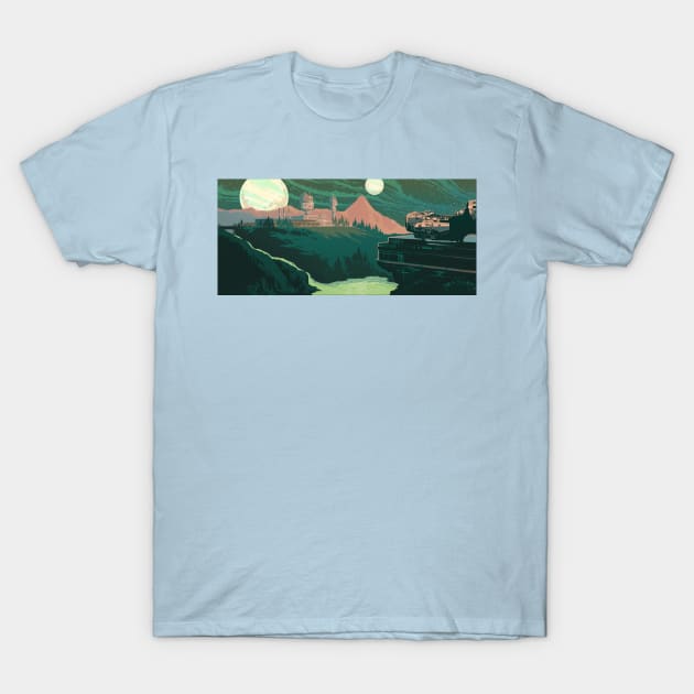 The Outer Worlds - Emerald Vale T-Shirt by Lukasking Tees